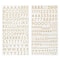 12 Pack: Glitter Block Alphabet Stickers by Recollections™